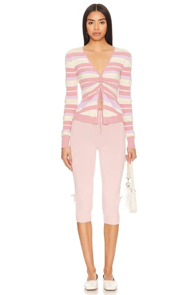 Kit Striped Sweater Pink and Lilac Multi Women Lovers and Friends Sweaters and Knits