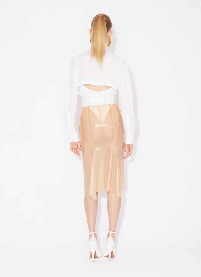 LATEX PENCIL SKIRT Women Alaa Skirts