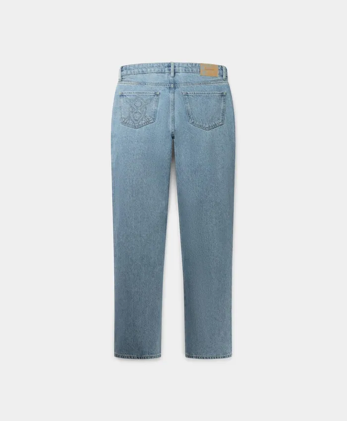 Light Blue Kibo Jeans Men Daily Paper Jeans