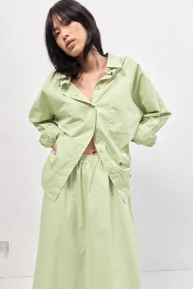 Long Sleeve Women VRG GRL Hanna Shirt Mint Long Sleeve Women VRG GRL Hanna Shirt Mint