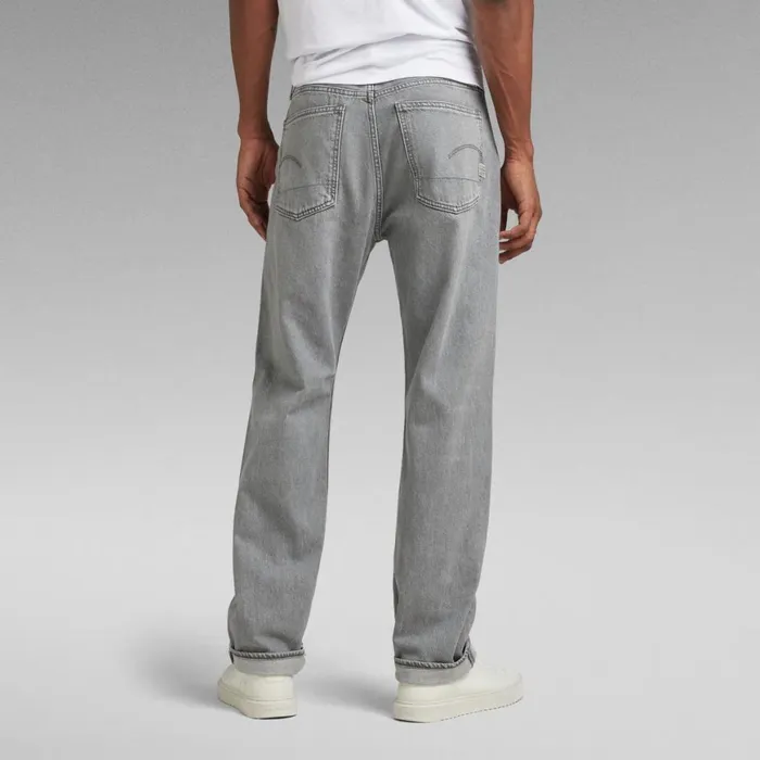 Loose Men GStar RAW Type 49 Relaxed Straight Jeans Faded Grey Limestone