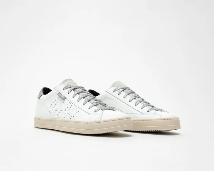 Low Tops Mens P448 John Lionfish WhiteSilver