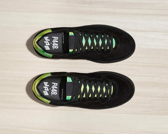 Low Tops Mens P448 Yam BlackNeon Green