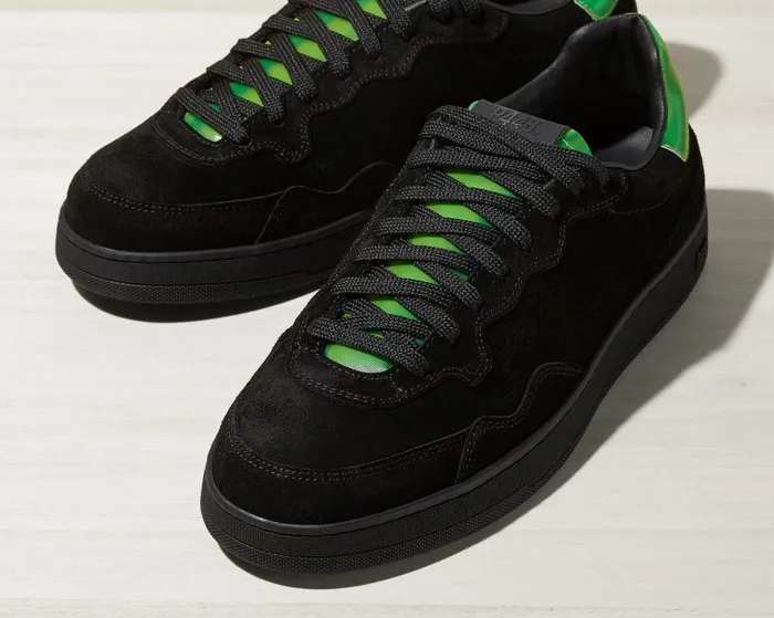 Low Tops Mens P448 Yam BlackNeon Green