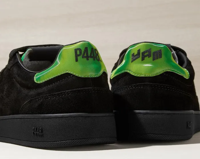 Low Tops Mens P448 Yam BlackNeon Green