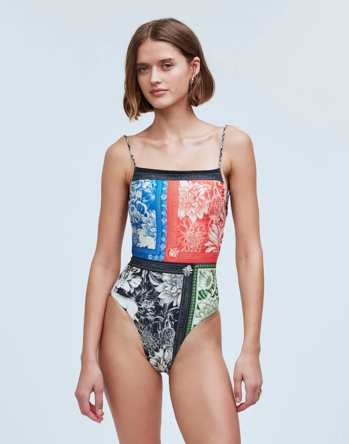 Madewell Agua Bendita Kali OnePiece Swimsuit Multi Women Swim