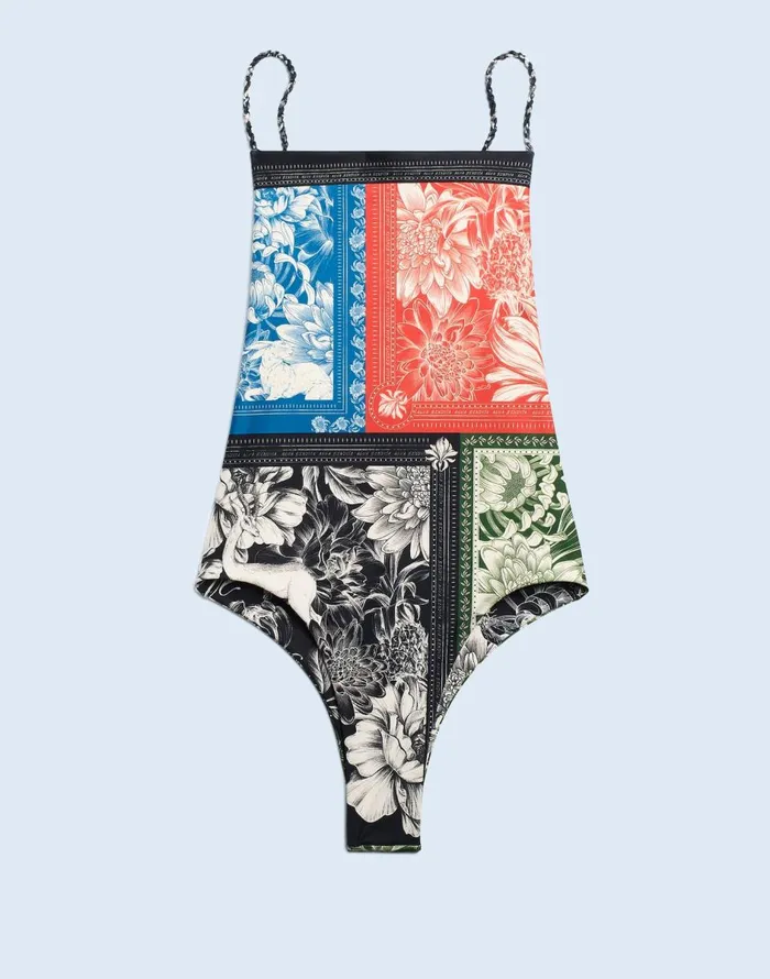 Madewell Agua Bendita Kali OnePiece Swimsuit Multi Women Swim