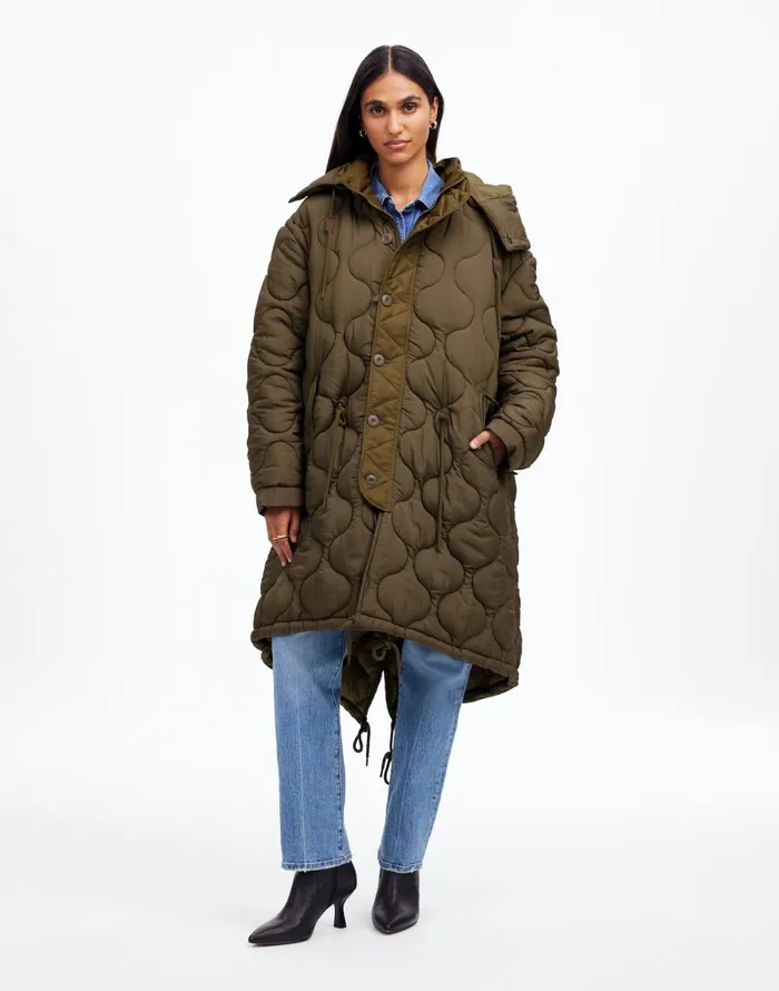 Madewell Alpha Industries M65 Fishtail Parka Jacket Green Women Coats Jackets Madewell Alpha Industries M65 Fishtail Parka Jacket Green Women Coats Jackets