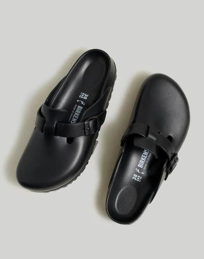 Madewell Birkenstock Boston EVA Clogs Black Men Sandals