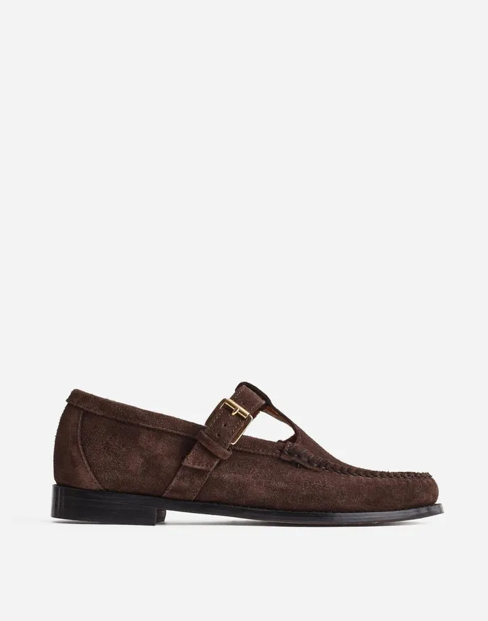 Madewell GHBASS Mary Jane Weejuns Loafers Brown Women Flats and Loafers