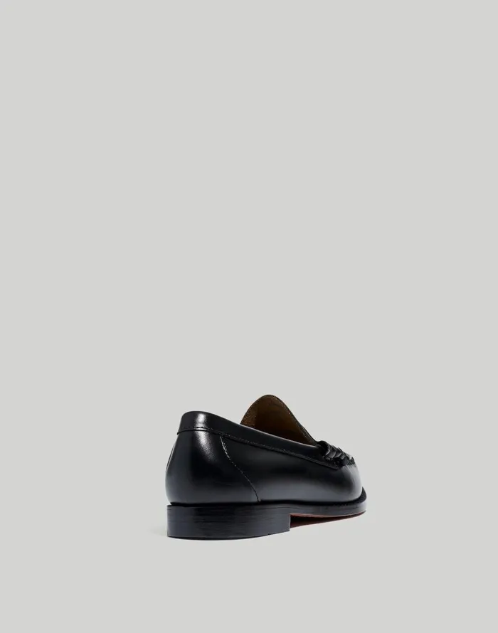 Madewell GHBASS Weejuns Penny Loafers Black Men Dress Shoes and Loafers
