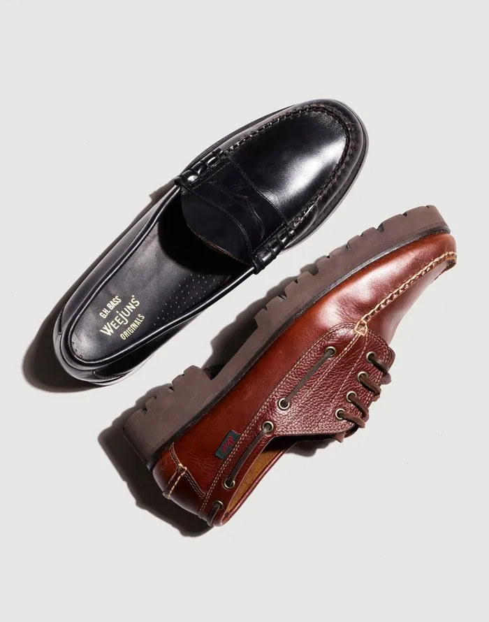 Madewell GHBASS Weejuns Penny Loafers Black Men Dress Shoes and Loafers