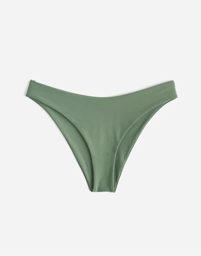 Madewell Lexaswim Koloa Mid Rise Bottom Agave Women Swim
