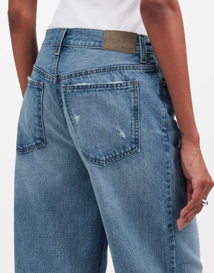 Madewell LowSlung Baggy Jeans Hamburg Wash Women Jeans