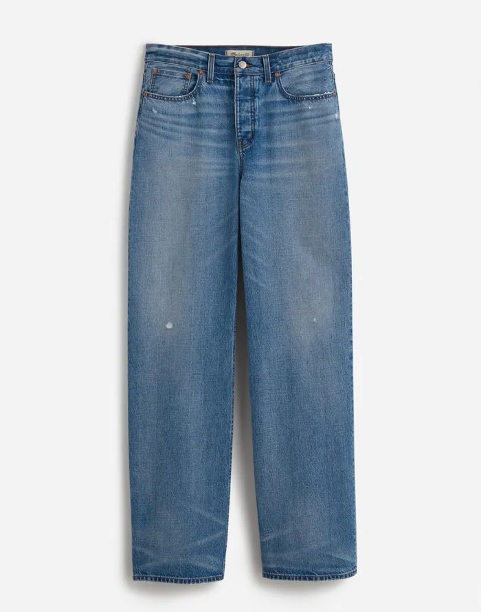 Madewell LowSlung Baggy Jeans Hamburg Wash Women Jeans
