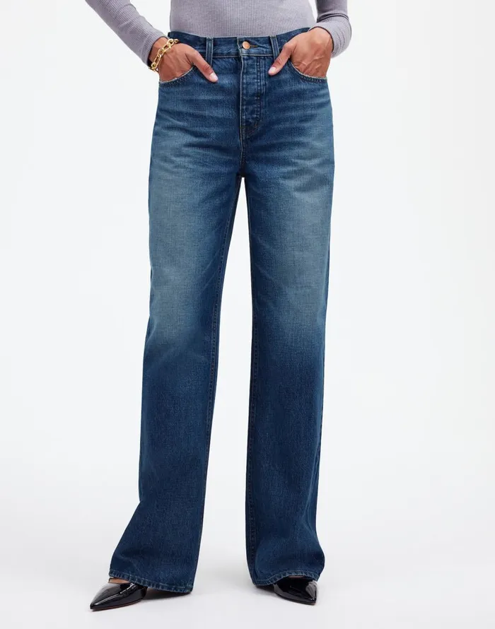 Madewell LowSlung Baggy Jeans Moffat Wash Women Jeans