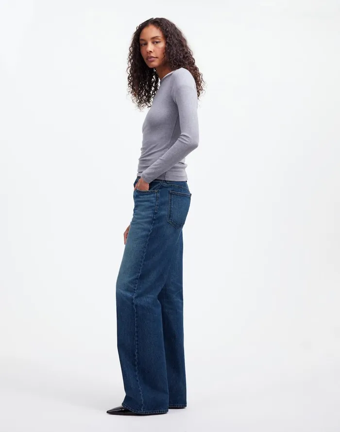 Madewell LowSlung Baggy Jeans Moffat Wash Women Jeans