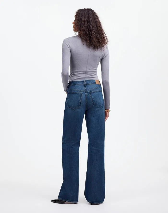 Madewell LowSlung Baggy Jeans Moffat Wash Women Jeans