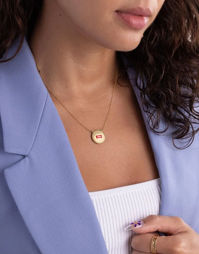 Madewell Madewell X Katie Dean Jewelry Coin Birthstone Necklace January Women Jewelry