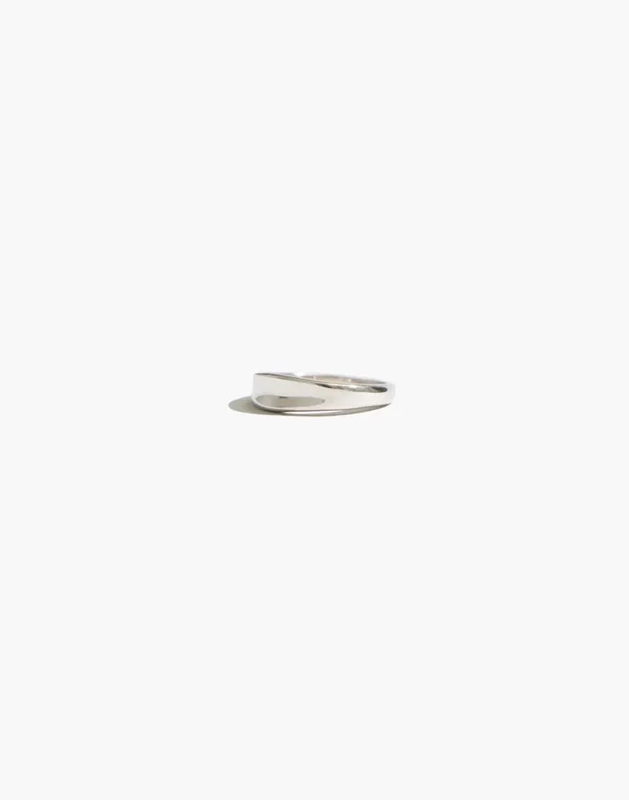 Madewell Maslo Jewelry Crescent Ring Sterling Silver Silver Women Jewelry