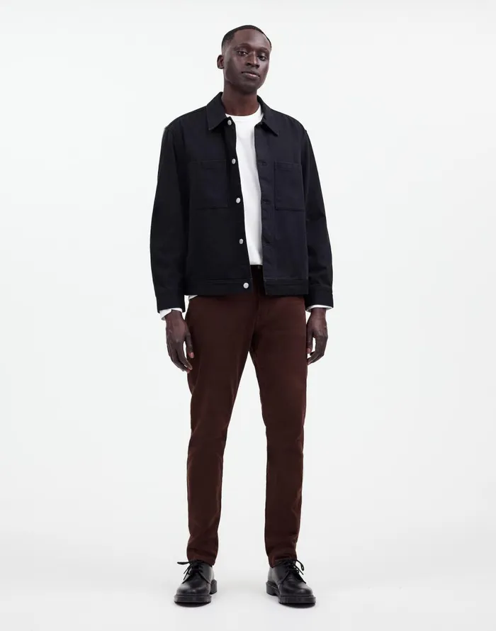 Madewell The Athletic Allday Slim Pant Dark Carob Men Jeans