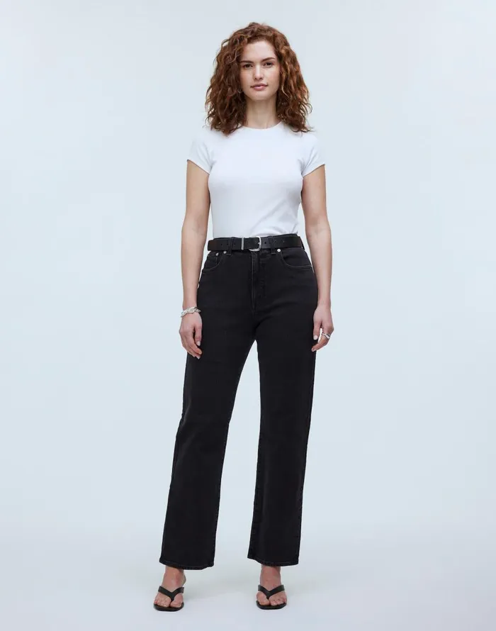 Madewell The Curvy 03990s Straight Jean Belmere Wash Women Jeans