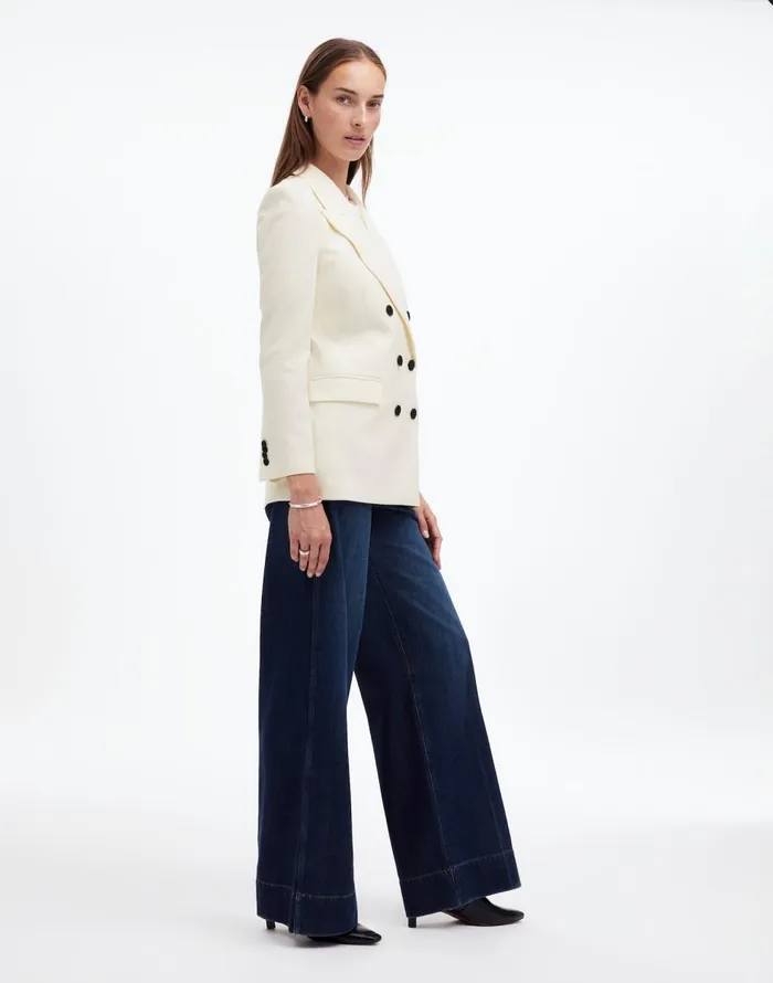 Madewell Tuxedo Blazer Winter White Women Coats Jackets