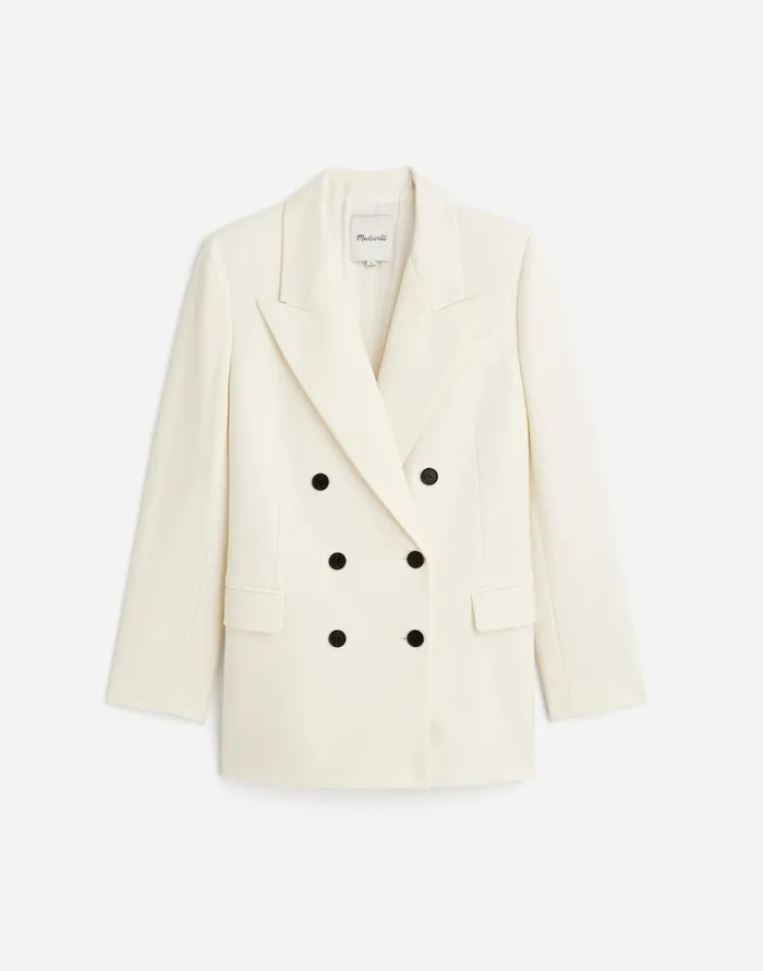 Madewell Tuxedo Blazer Winter White Women Coats Jackets