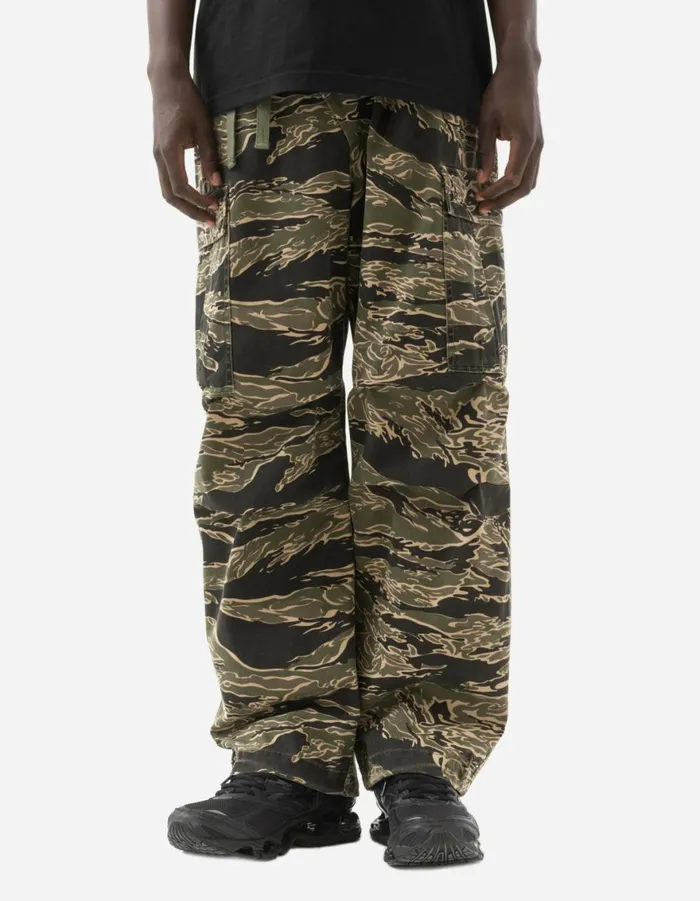 Maharishi Cargo Pants 6075 Tigerstripe Cargo Track Pants Mint Gold 8211 Men