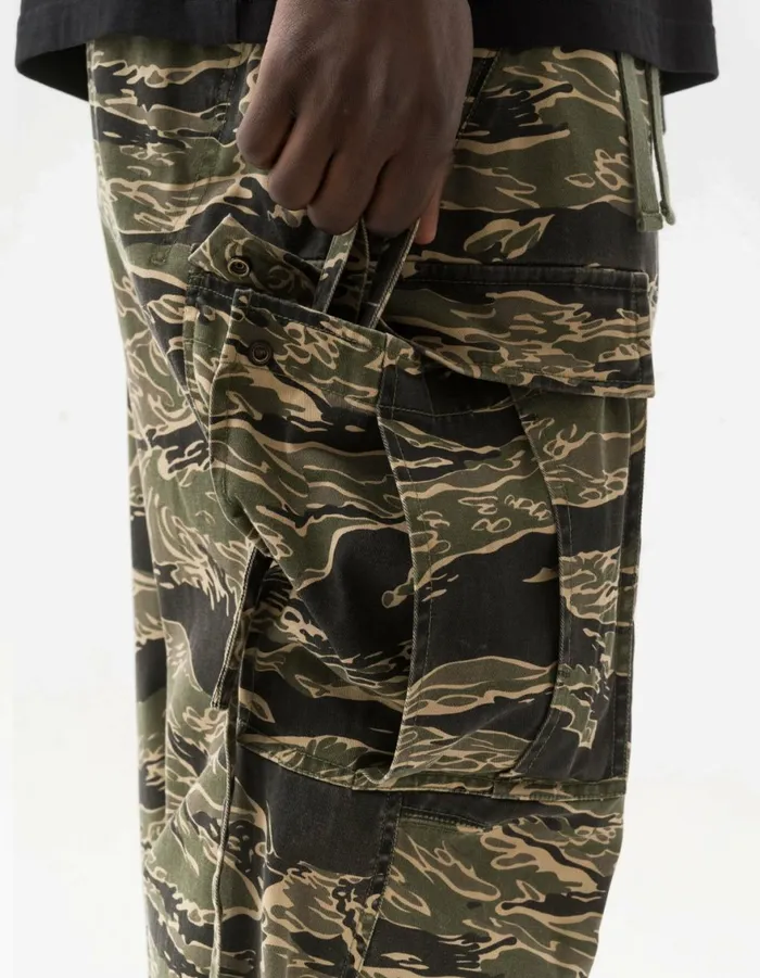 Maharishi Cargo Pants 6075 Tigerstripe Cargo Track Pants Mint Gold 8211 Men