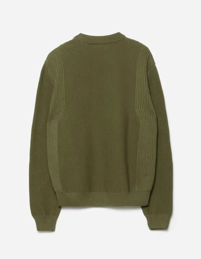 Maharishi Crew Sweats 1462 Maharishi Knitted Crew Olive 8211 Men