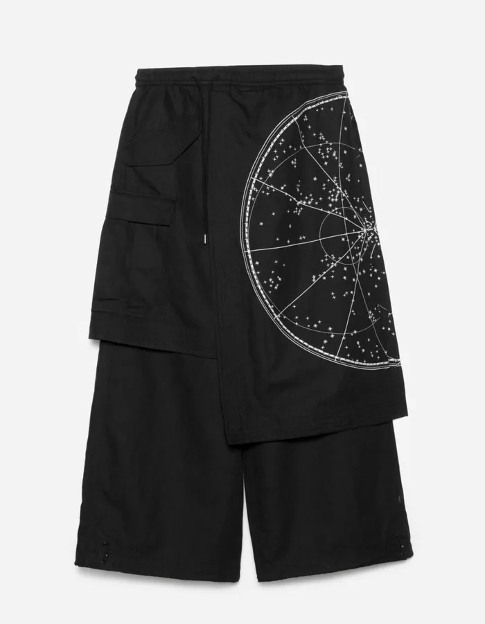 Maharishi Hakama Pants 6017 Celeste Asym Cargo Hakama Pants Black 8211 Men