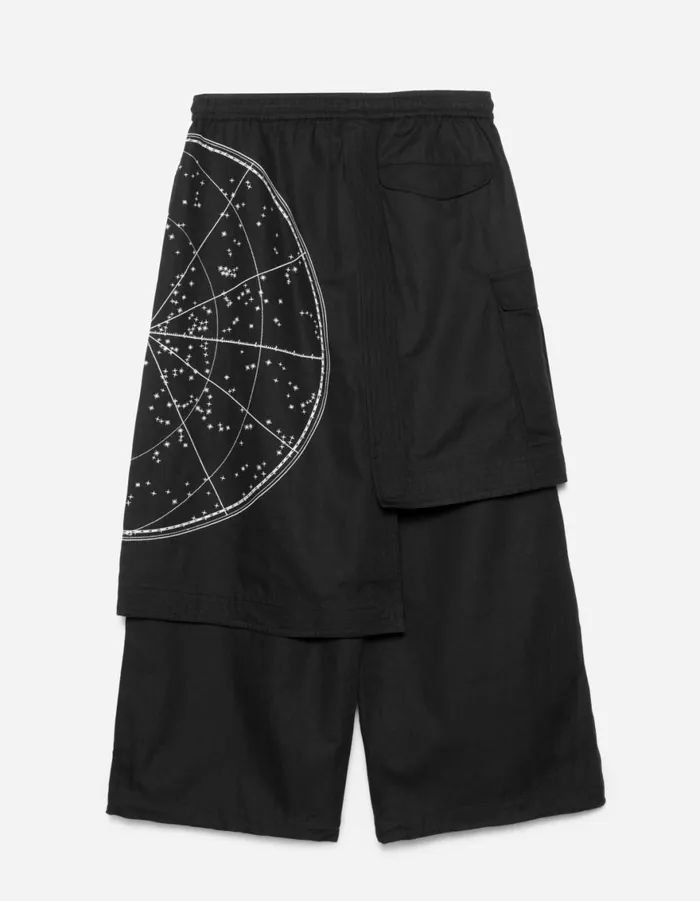 Maharishi Hakama Pants 6017 Celeste Asym Cargo Hakama Pants Black 8211 Men