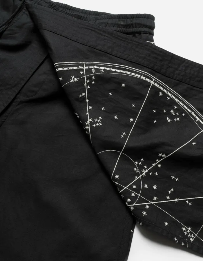 Maharishi Hakama Pants 6017 Celeste Asym Cargo Hakama Pants Black 8211 Men