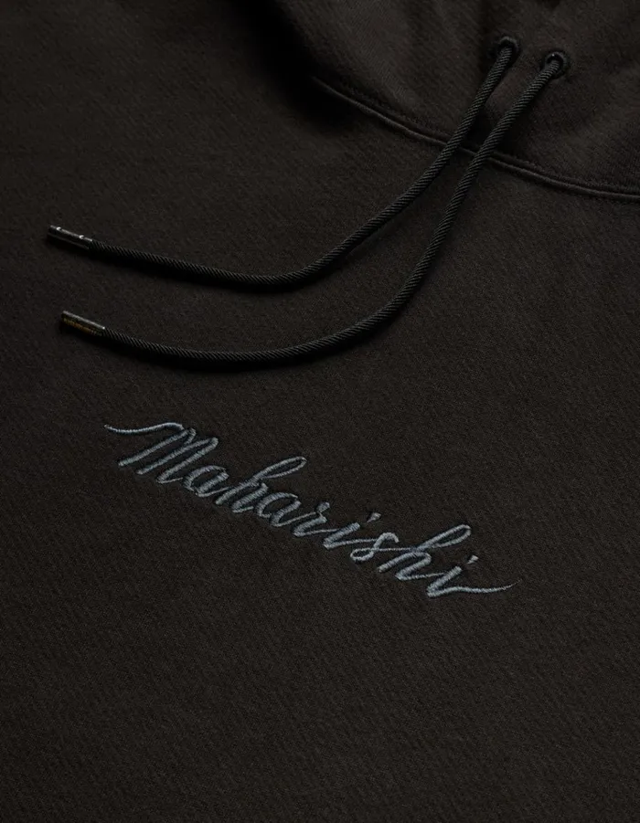 Maharishi Hooded Sweats 4622 Maharishi Organic Hooded Sweat Black 8211 Men