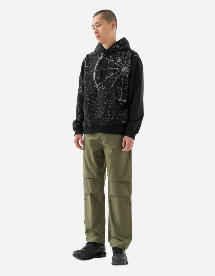 Maharishi Hooded Sweats 6015 Celeste Hooded Sweat Black 8211 Men
