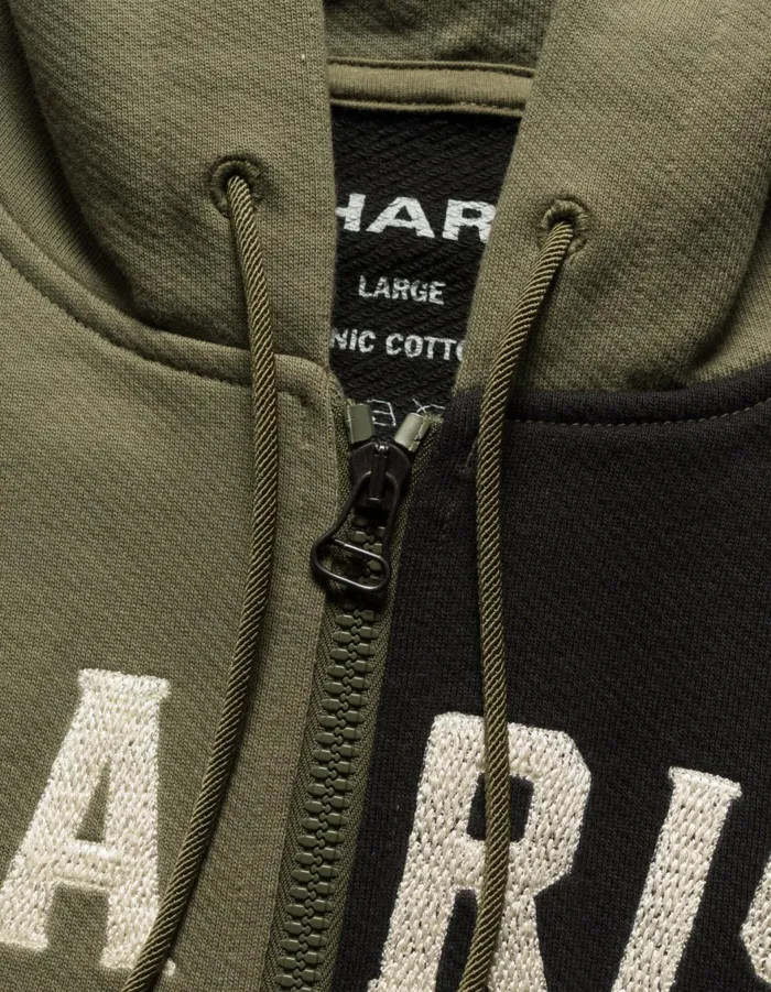 Maharishi Hooded Sweats 6032 Cobra Zipped Hooded Sweat BlackOlive OG107F 8211 Men