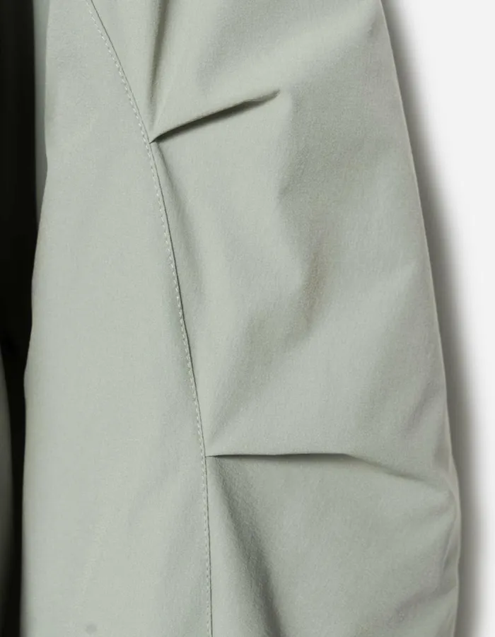 Maharishi Jackets 6023 Oversized Asym Padded Hoody Sage 8211 Men