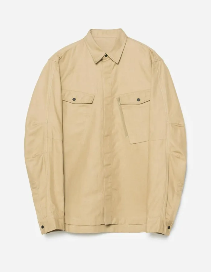 Maharishi Long Sleeve Shirts 7028 MILTYPE Custom Shirt Sand 8211 Men