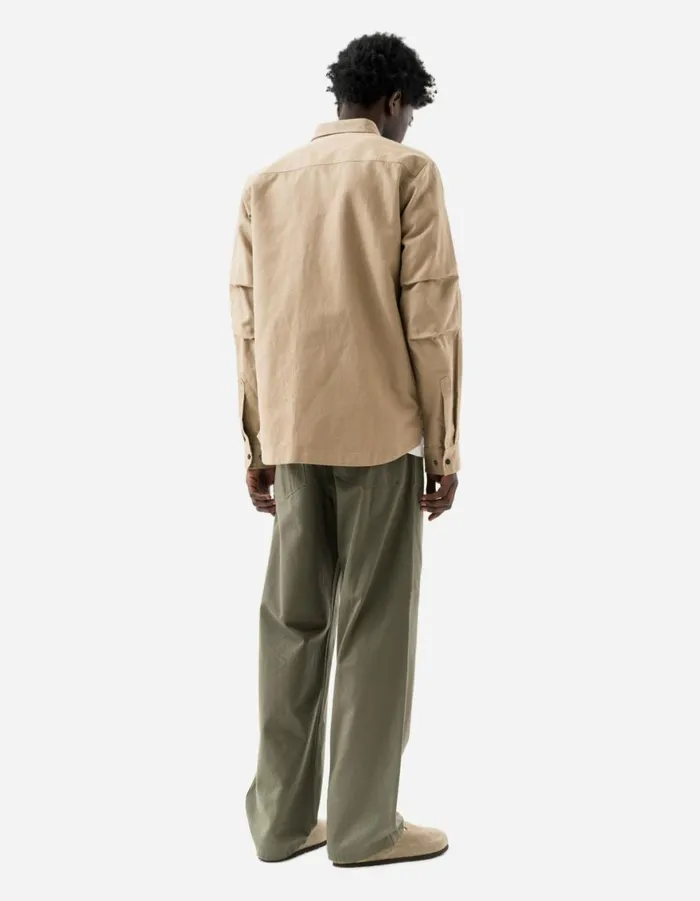 Maharishi Long Sleeve Shirts 7028 MILTYPE Custom Shirt Sand 8211 Men