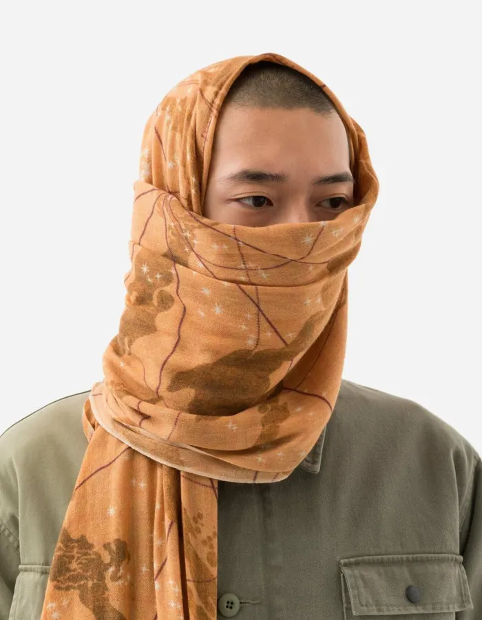 Maharishi Scarves 6021 Celeste Pashmina Parchment 8211 Men