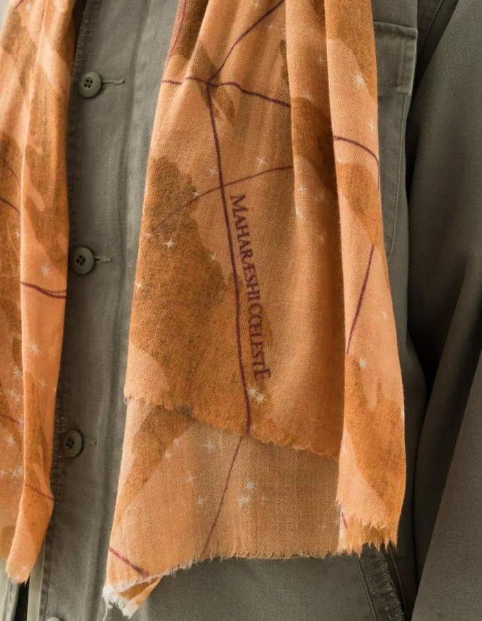 Maharishi Scarves 6021 Celeste Pashmina Parchment 8211 Men