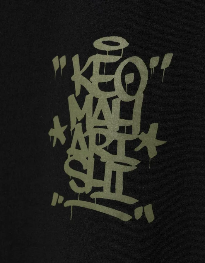 Maharishi Short Sleeve TShirts 1465 Keo Maharishi Organic TShirt Black 8211 Men