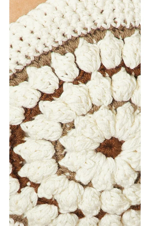 Mara Crochet Top Ivory Natural Women Lovers and Friends Tops