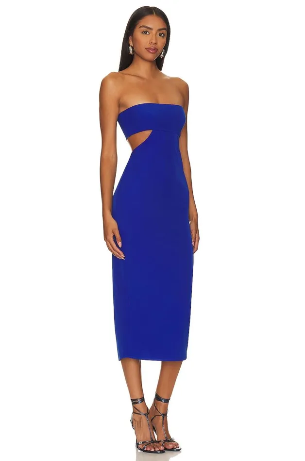 Maves Midi Dress Royal Blue Women Lovers and Friends Dresses