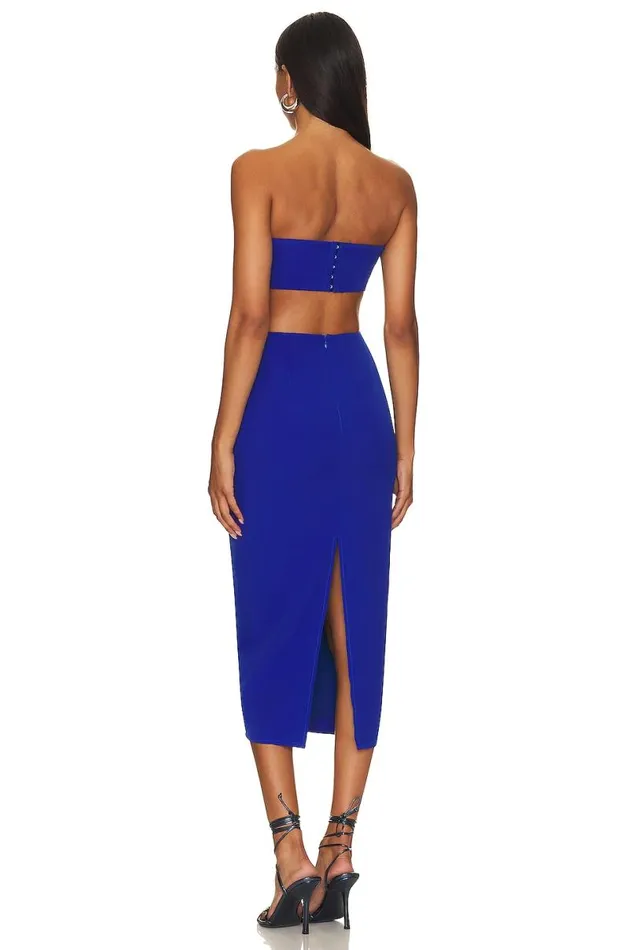 Maves Midi Dress Royal Blue Women Lovers and Friends Dresses
