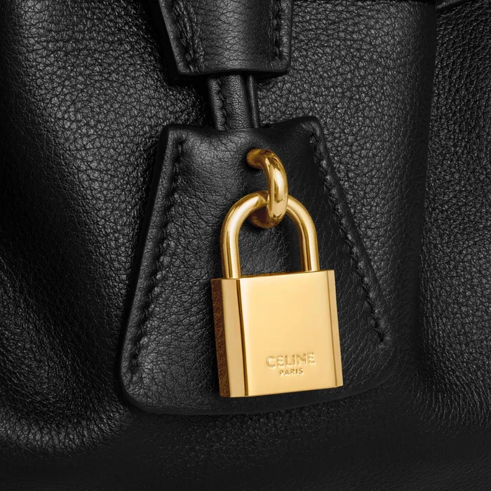 Medium Celine Abbey Bag In Supple Calfskin Black Women CELINE MORE LINES Medium Celine Abbey Bag In Supple Calfskin Black Women CELINE MORE LINES