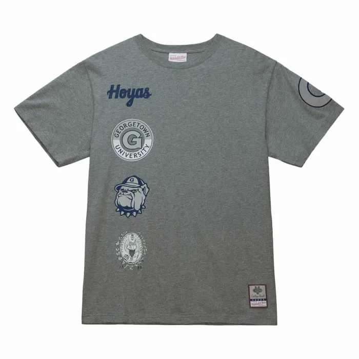 Men039s Collegiate Mitchell and Ness City Collection SS Tee Georgetown University