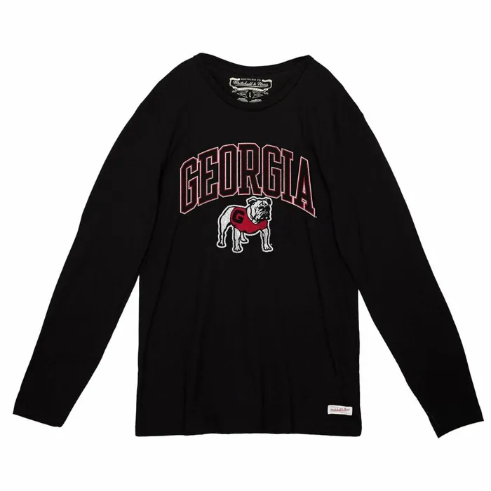 Men039s Collegiate Mitchell and Ness University Arch Logo LS Tee University Of Georgia Men039s Collegiate Mitchell and Ness University Arch Logo LS Tee University Of Georgia
