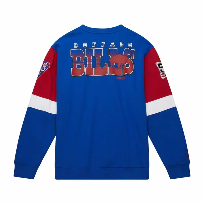 Men039s Hoodies and Sweatshirts Mitchell and Ness All Over Crew 30 Buffalo Bills Men039s Hoodies and Sweatshirts Mitchell and Ness All Over Crew 30 Buffalo Bills